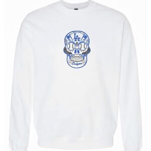 Dodger Skull Embroidered Sweater